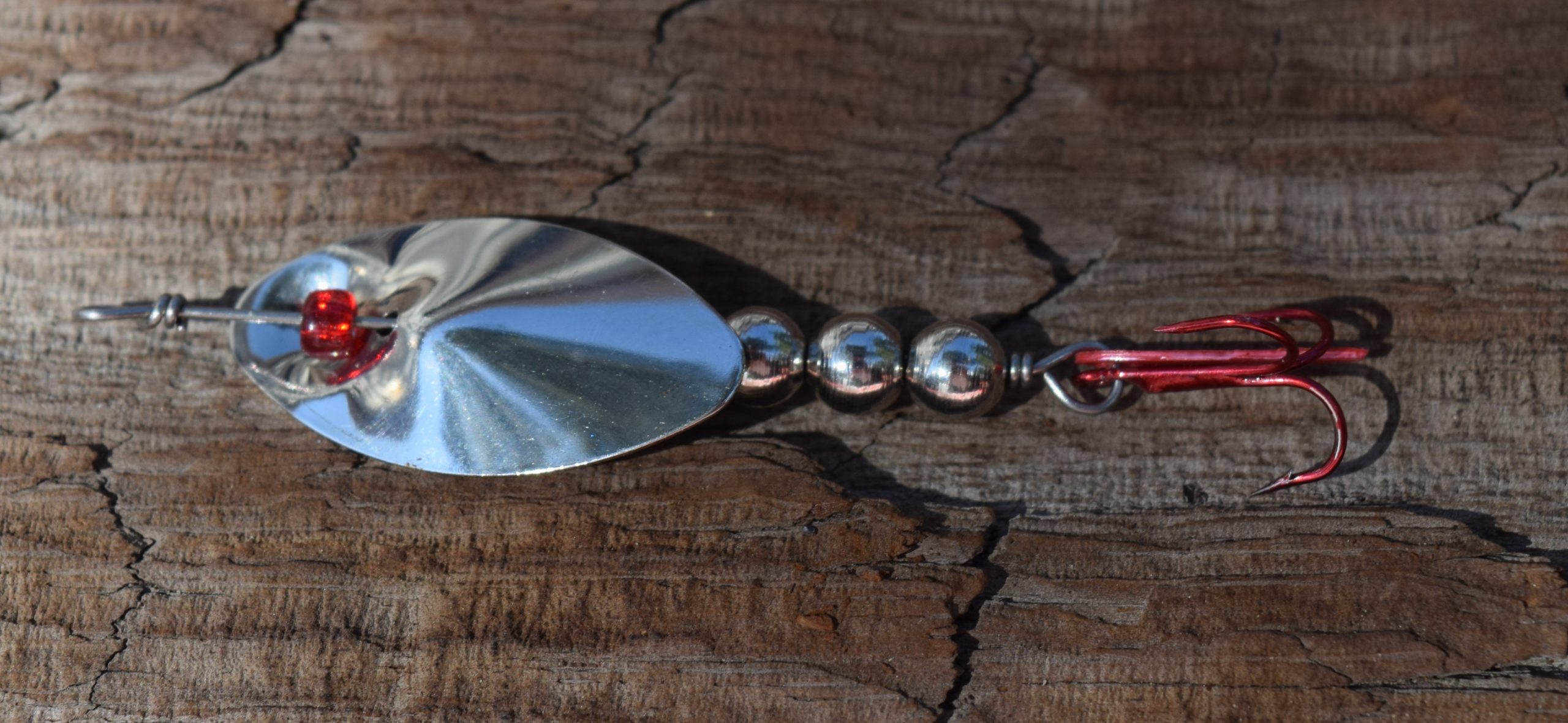 Single Hook Silver Power Beads ultralight inline spinning lure – Creek  Freak Master Baits